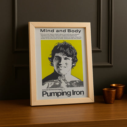 Cadre Photo Musculation - Pumping Iron