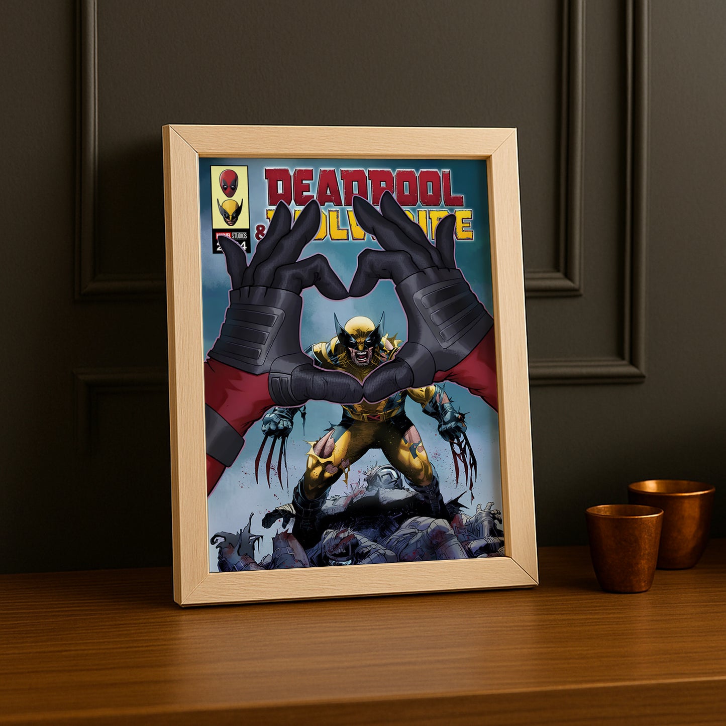 Cadre photo Deadpool & Wolverine Marvel