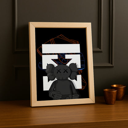 Cadre photo Off-White x Kaws