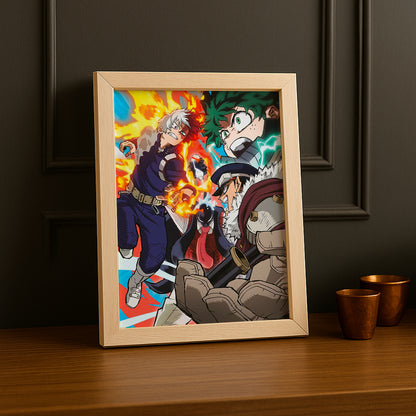 Cadre Photo My Hero Academia - FIGHT