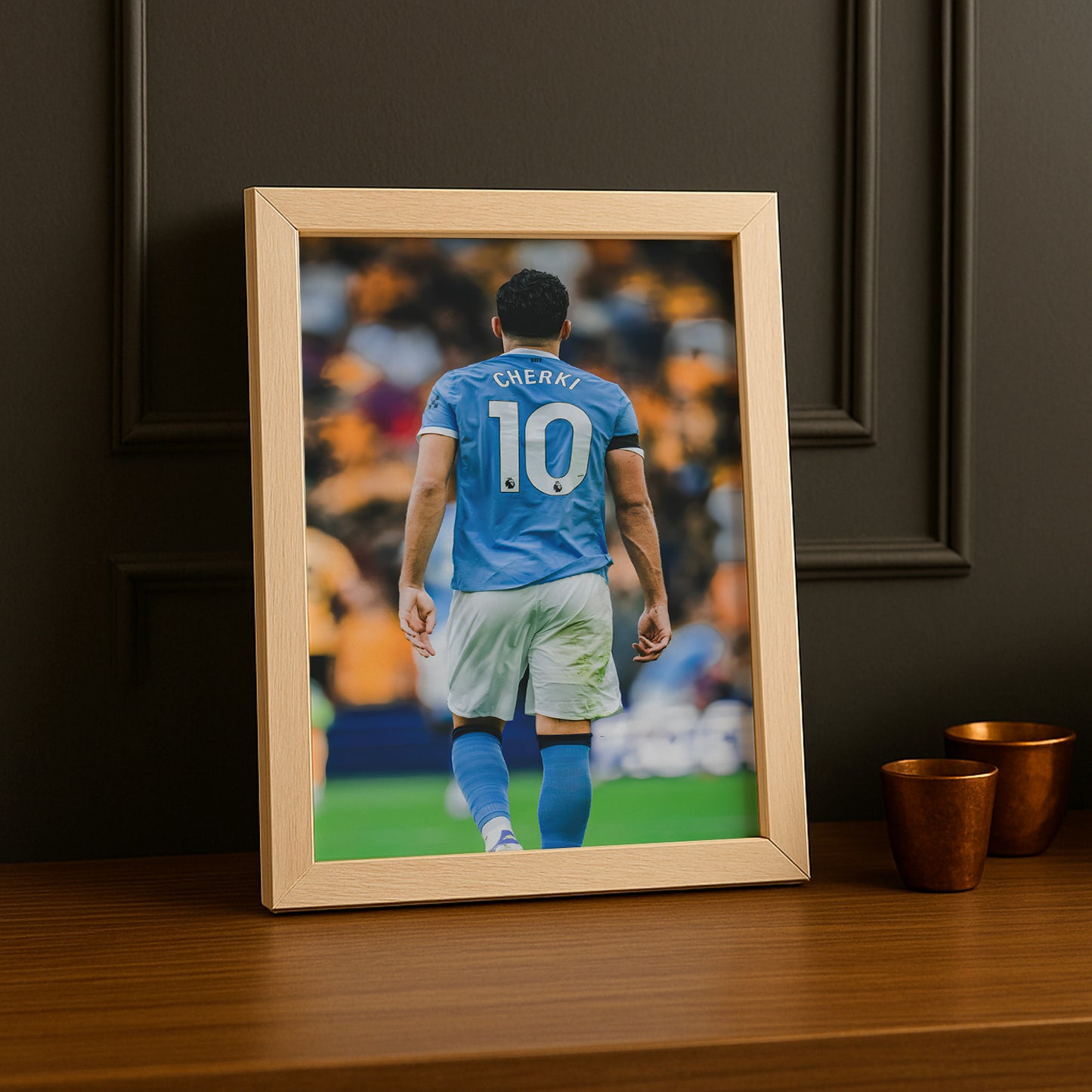 Poster Manchester City - Rayan Cherki 10