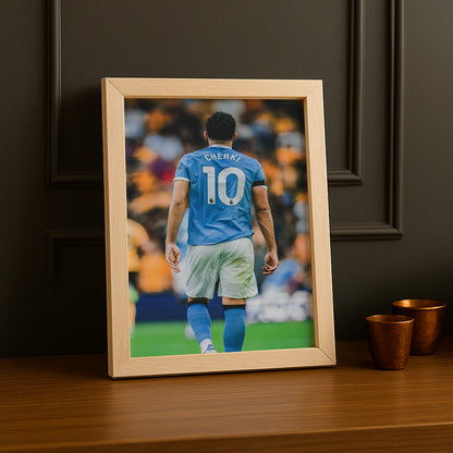 Poster Manchester City - Rayan Cherki 10