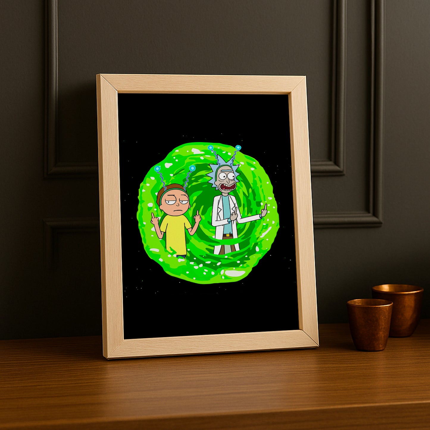 Cadre photo de Rick et Morty