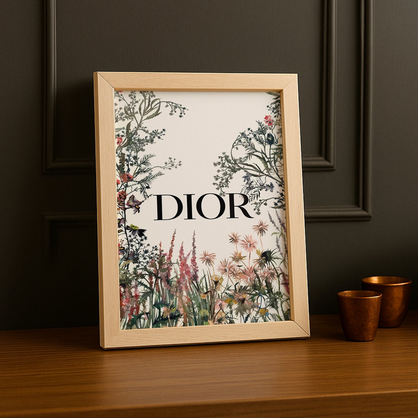 Cadre photo Dior flower