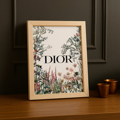 Cadre photo Dior flower