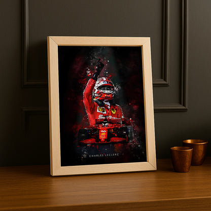 Cadre photo Charles Leclerc Formula 1