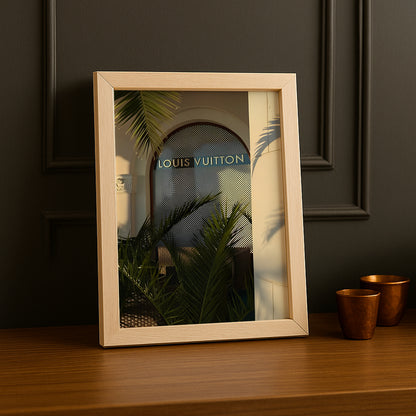 Cadre photo Louis Vuitton devanture
