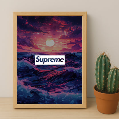 Cadre photo Supreme - Couché du soleil