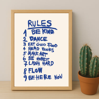 Cadre photo Citation - Rules
