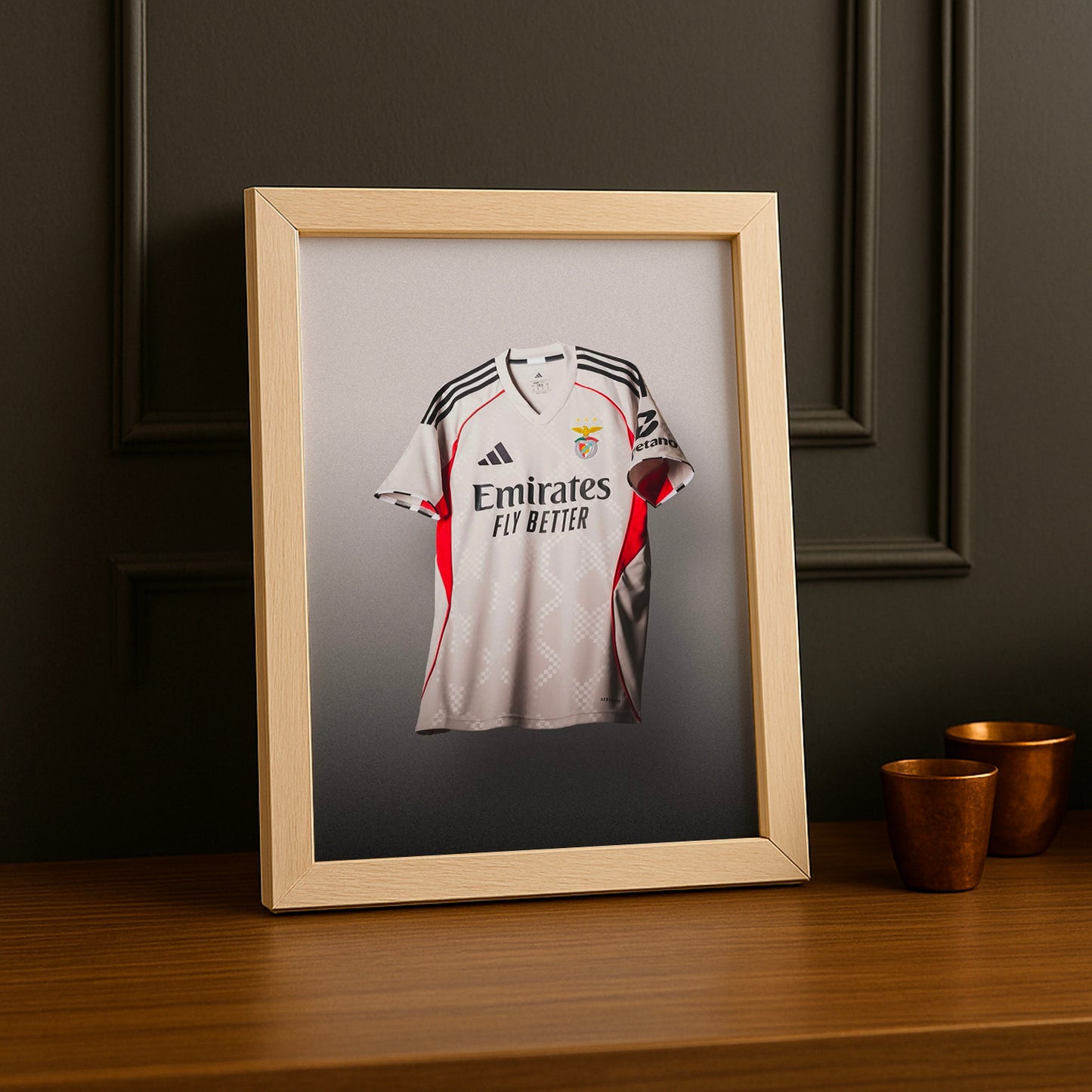 Poster Maillot Football - Benfica 2025-2026