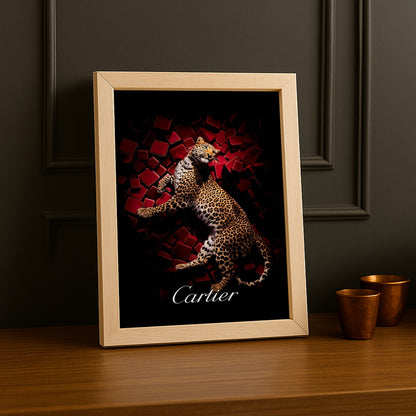 Cadre photo Cartier - Panthère Allonger