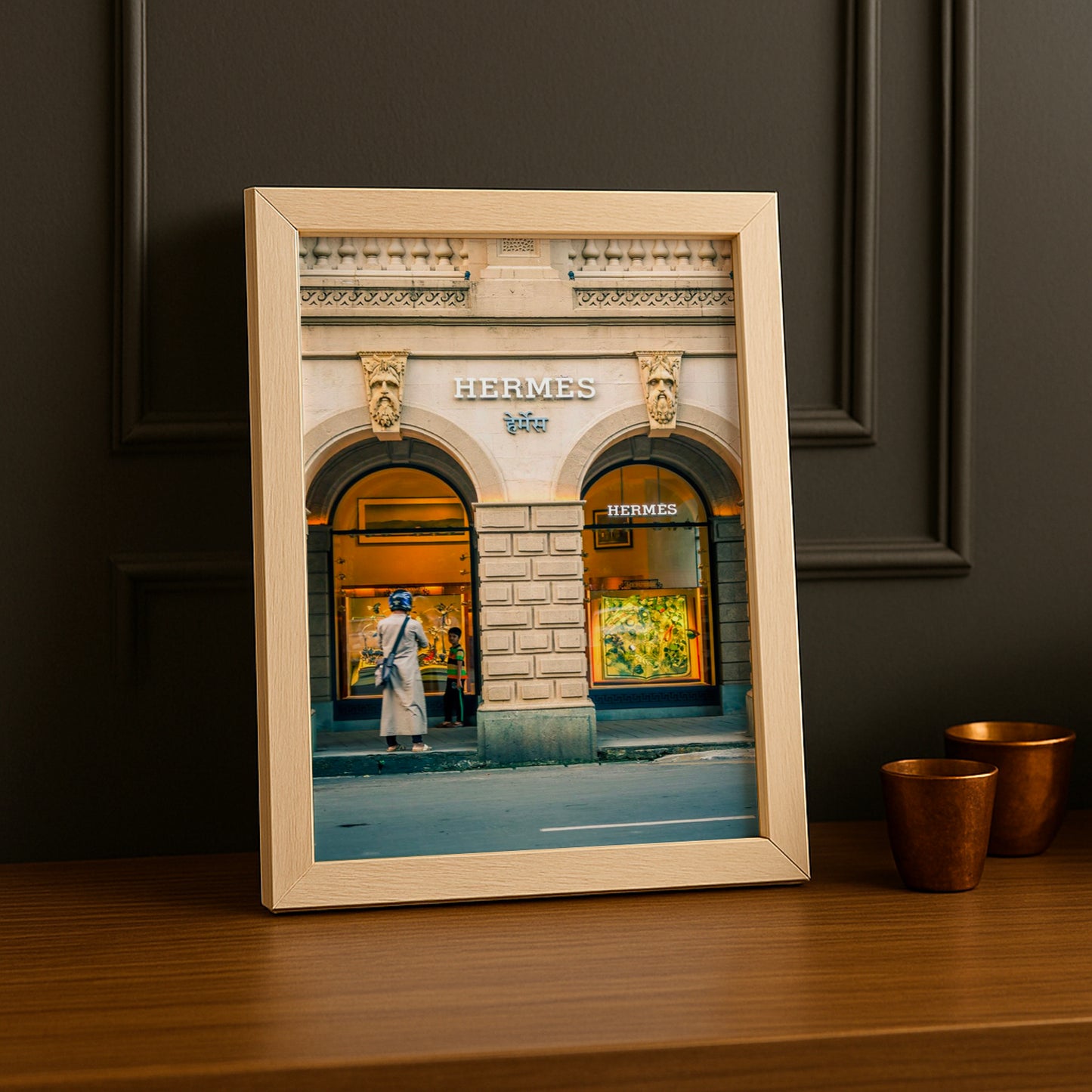 Cadre photo Hermès - Boutique Paris