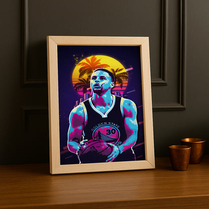 Cadre photo Stephen Curry NBA