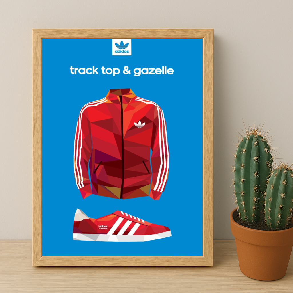Cadre photo Adidas - Gazelle Outfit