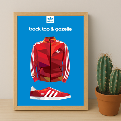 Cadre photo Adidas - Gazelle Outfit