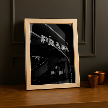 Cadre Photo Prada - Full Black Devanture