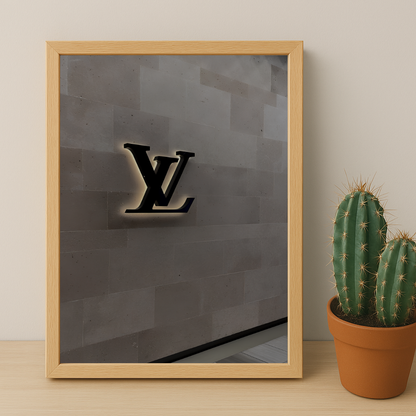 Cadre photo Louis Vuitton Wall logo