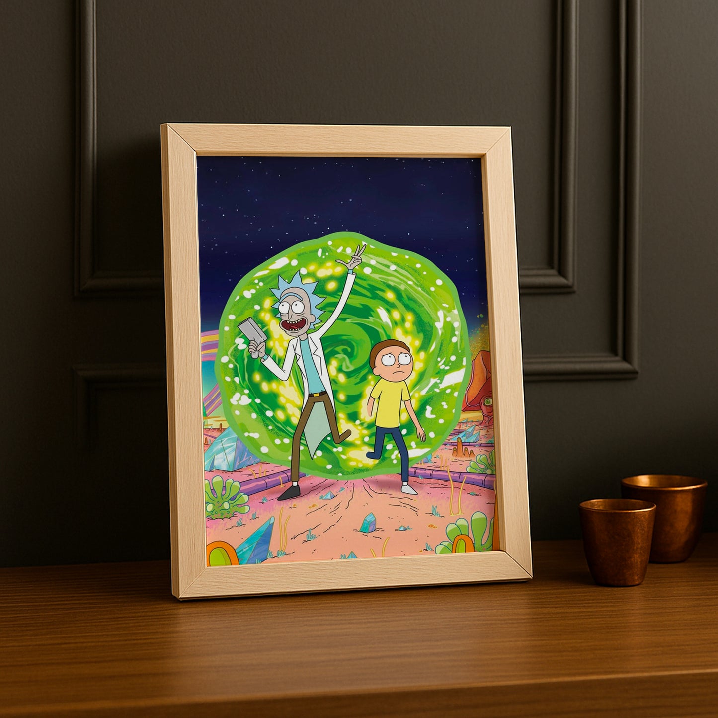 Cadre photo de Rick et Morty