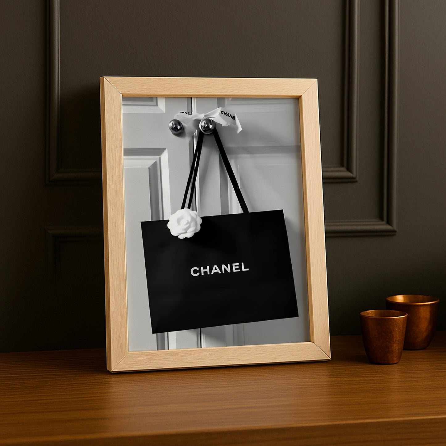 Poster Photo Chanel - Sac de Shopping