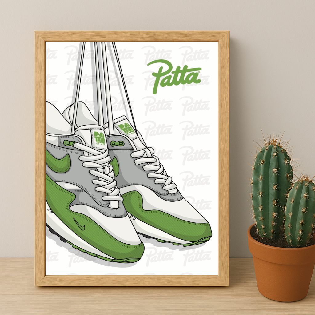 Poster Nike Patta vert