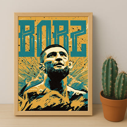 Poster UFC - Khamzat Chimaev Borz Illustration