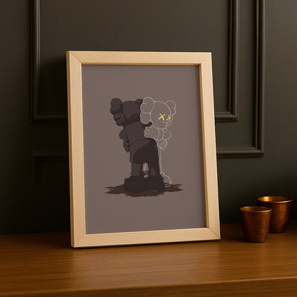 Poster Kaws hug