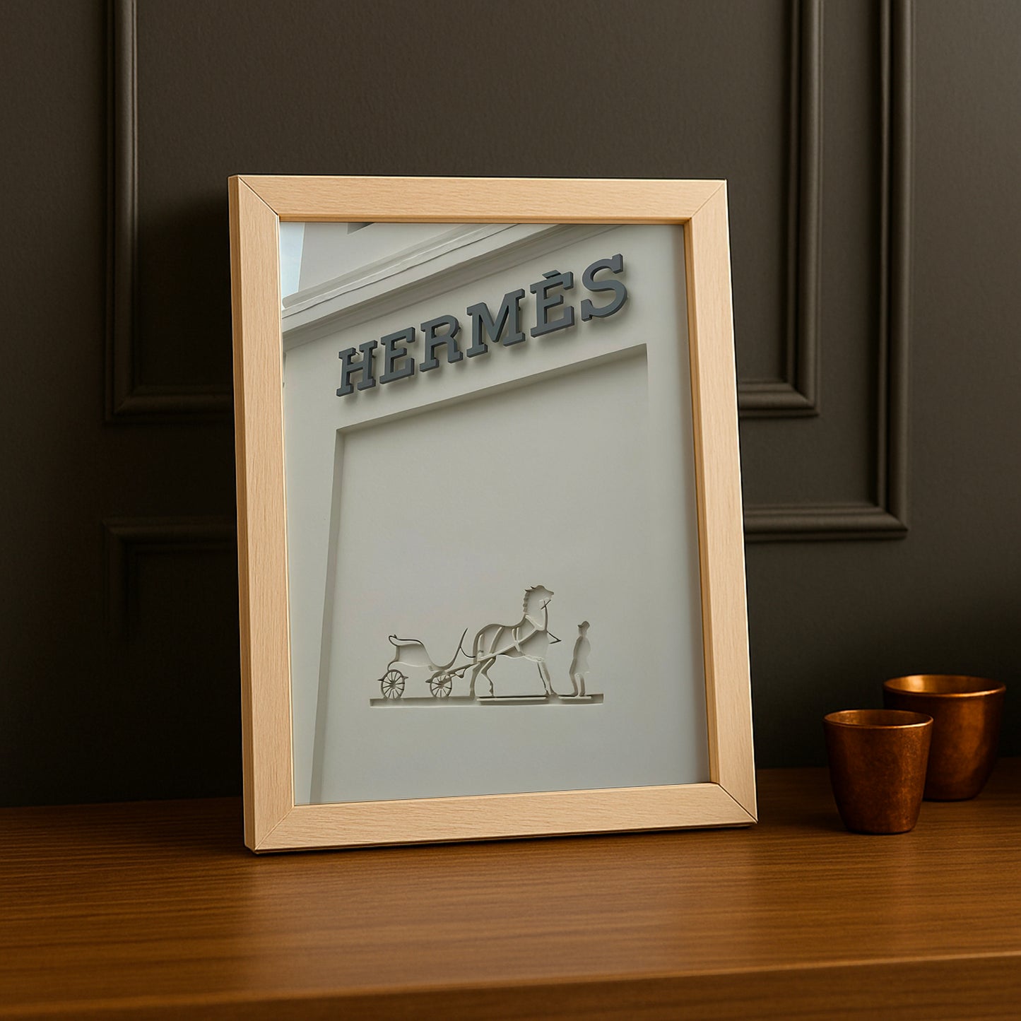 Cadre photo Hermès - Devanture