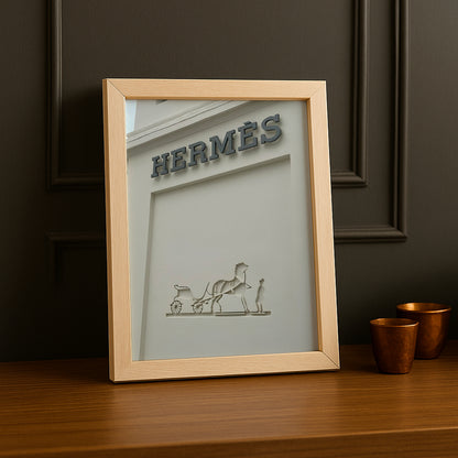Cadre photo Hermès - Devanture