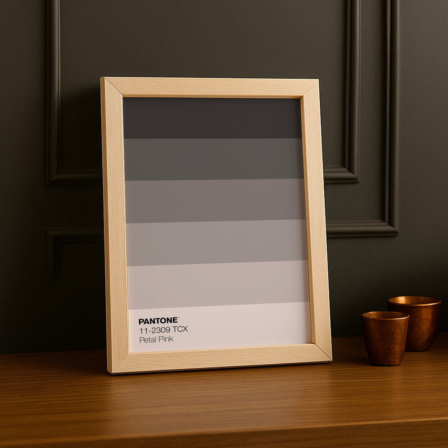 Cadre Photo Pantone Dégradé - Petal Pink