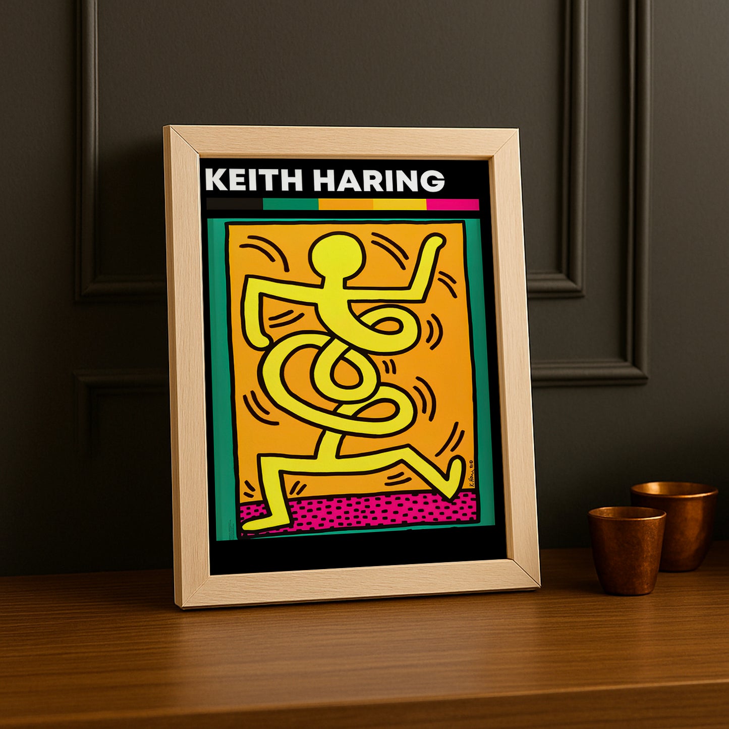 Cadre photo Keith Haring
