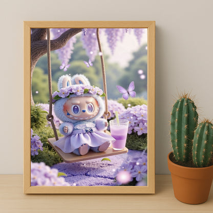 Poster Labubu - Jardin