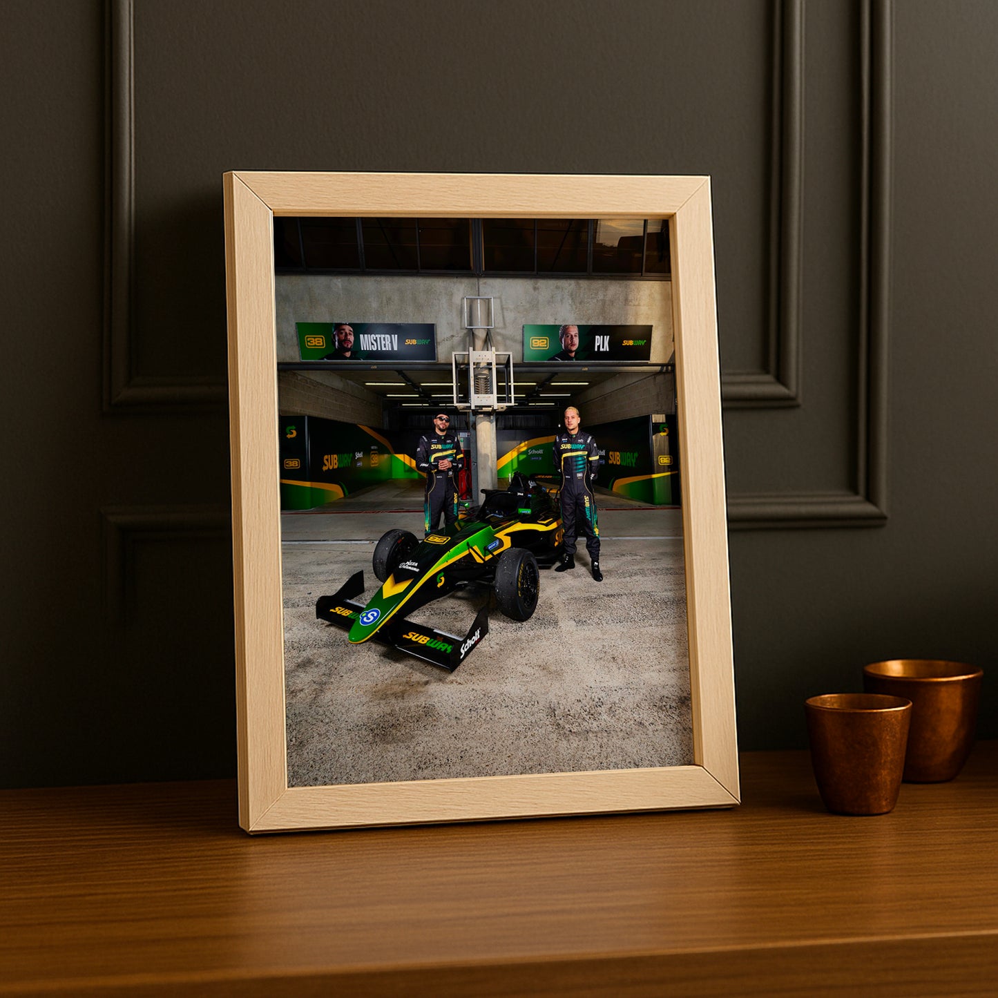 Poster encadrée GP Explorer - Écurie Subway Mister V x PLK