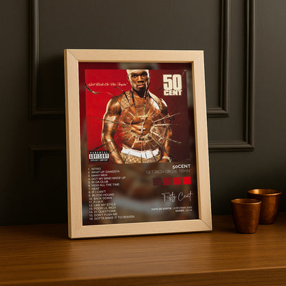 Poster 50Cent - Album Get Rich Or Die Trying