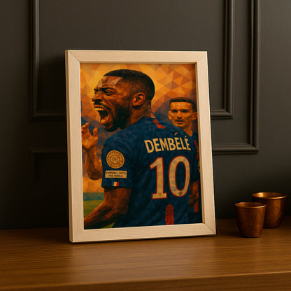 Dembélé Illustration Paris Saint-Germain