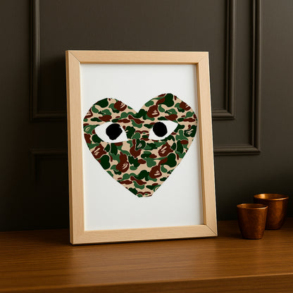 Cadre photo Comme des garçons