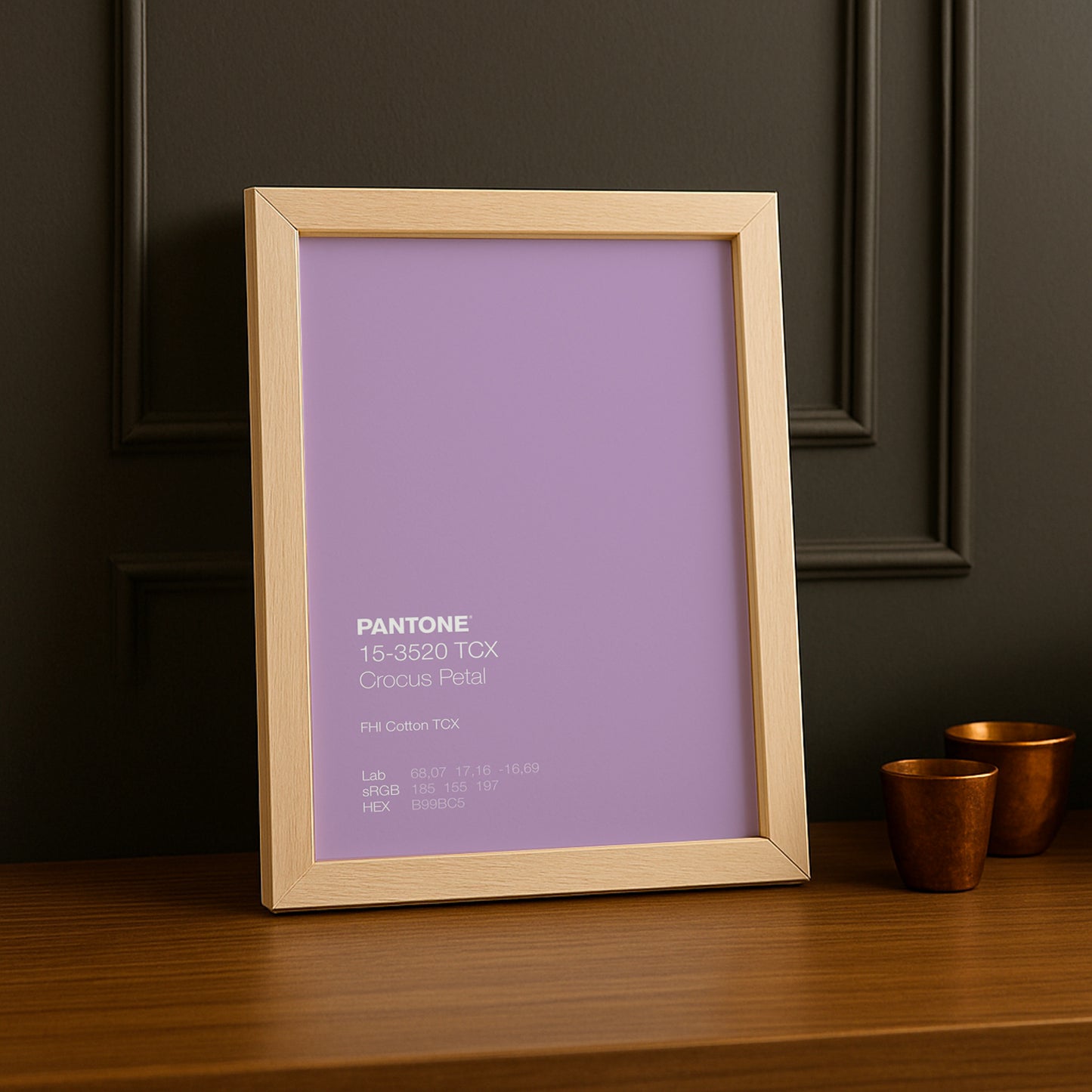 Cadre Photo Pantone - Crocus Petal