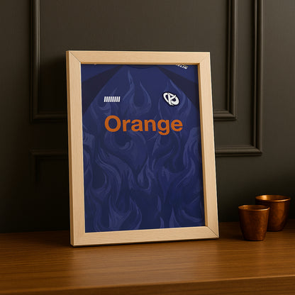 Cadre photo Karmine Corp Maillot bleu