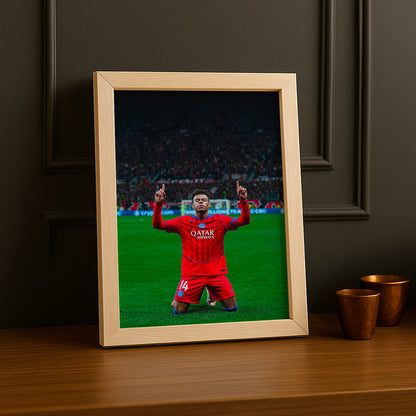 Cadre Photo Paris Saint-Germain - Désiré Doué Célébration