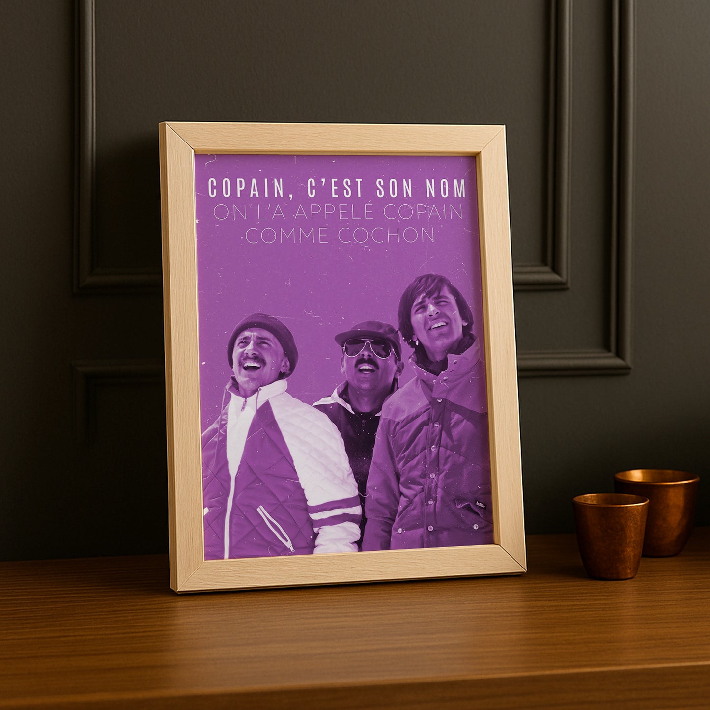 Cadre photo Citation - Copain