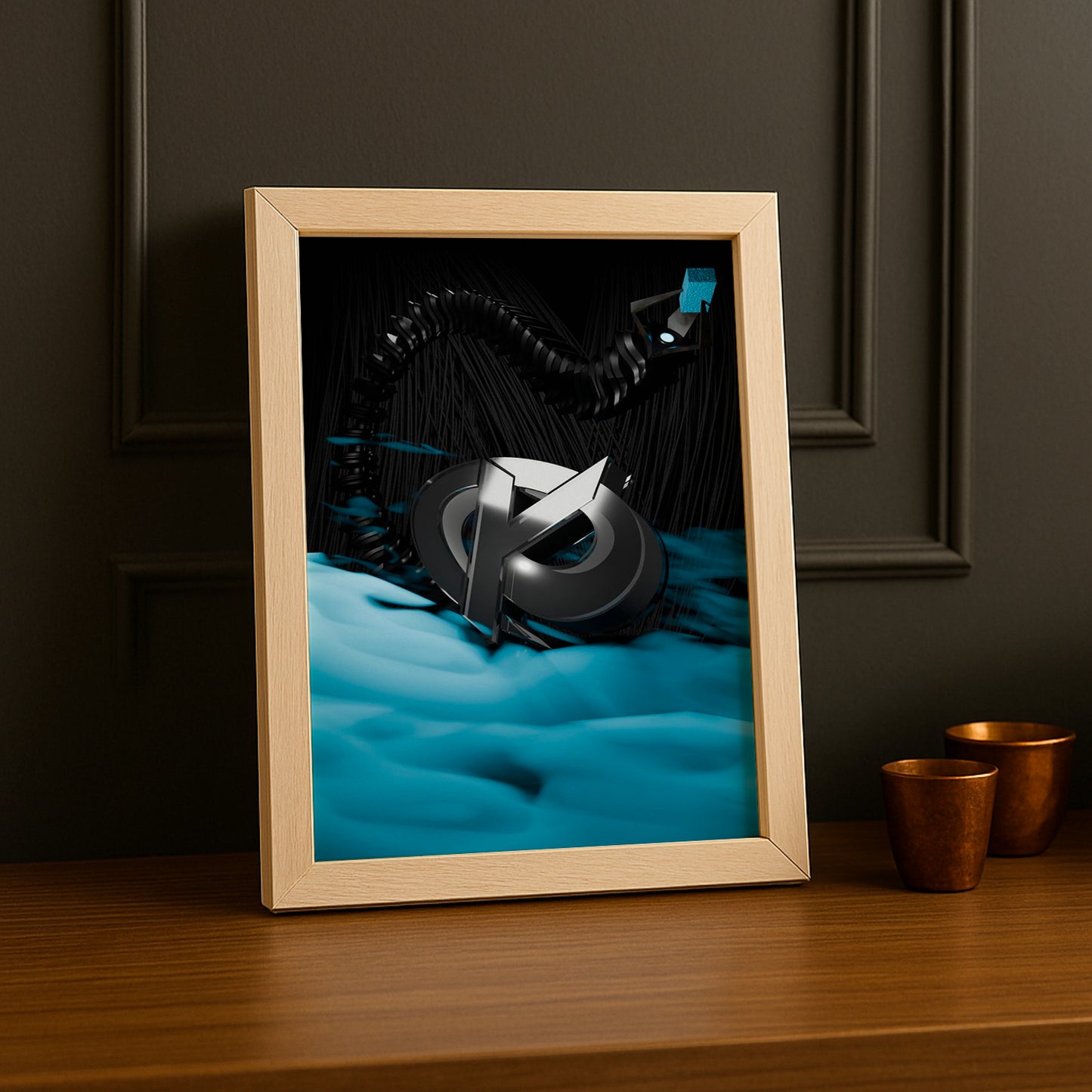 Cadre Photo Karmine Corp - Logo 3D