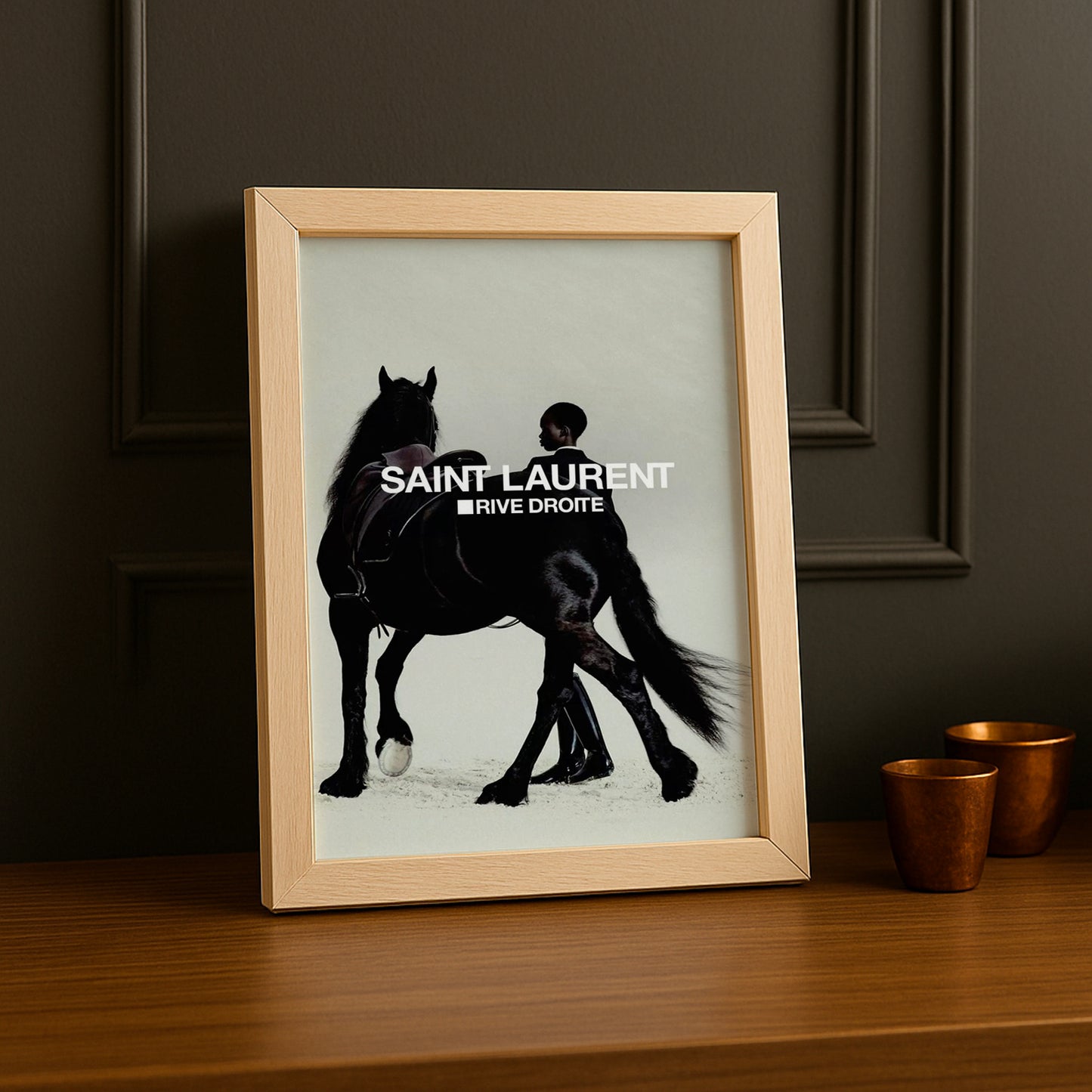 Cadre photo Équitation - Cheval Saint Laurent Rive Droite