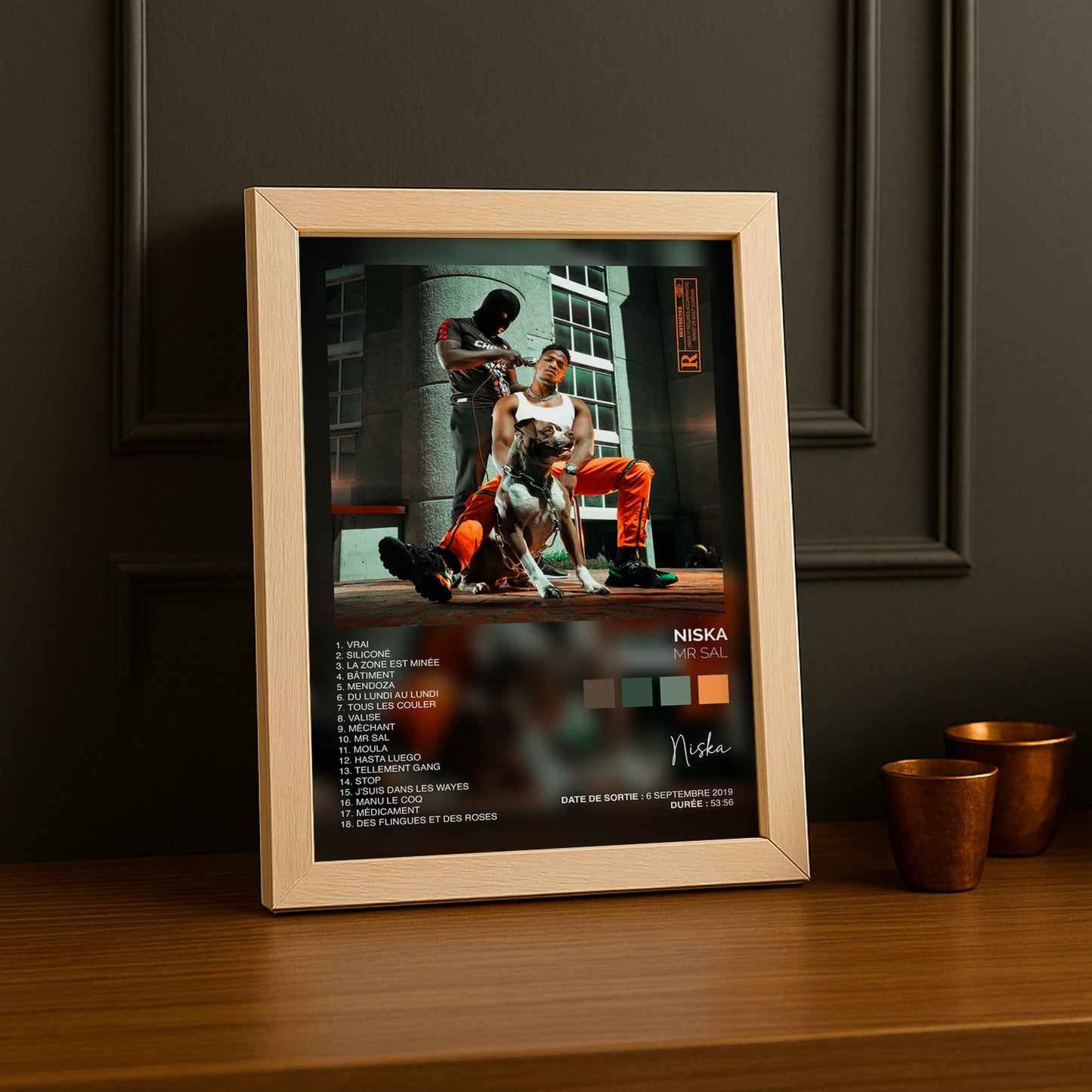 Cadre photo Album Musicaux - Mr Sal de Niska