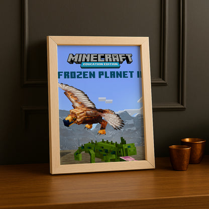 Cadre photo Minecraft - Frozen Planet