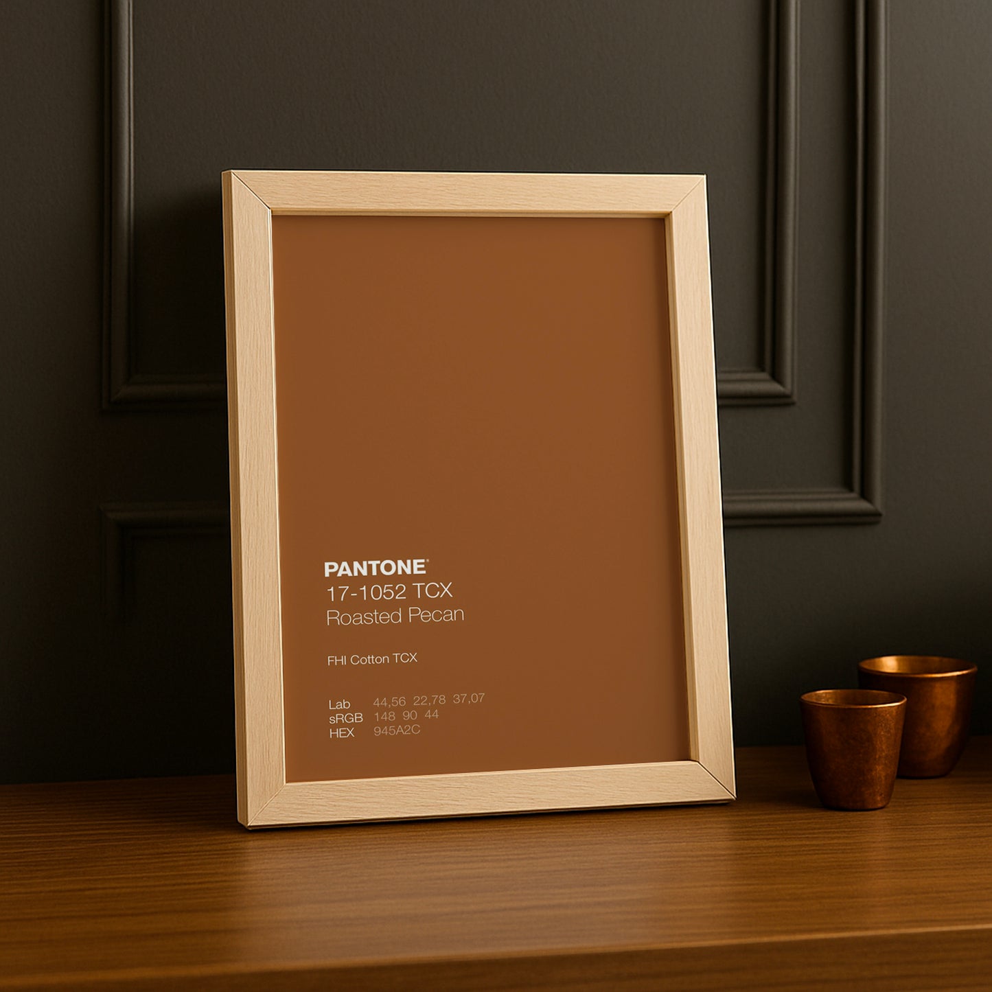 Cadre Photo Pantone - Roasted Pecan