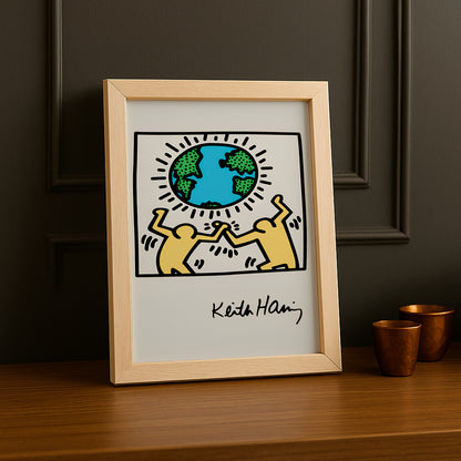 Cadre photo Keith Haring