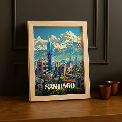 Cadre photo Santiago Chile