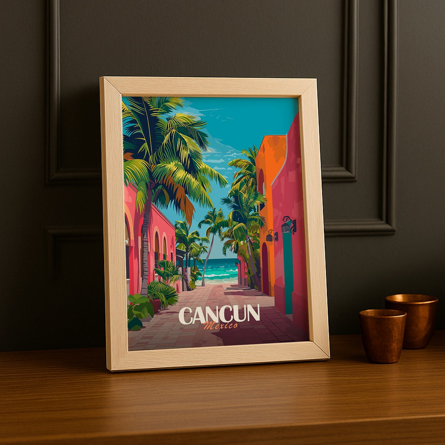 Cadre photo Cancun Mexico