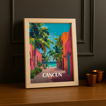 Cadre photo Cancun Mexico