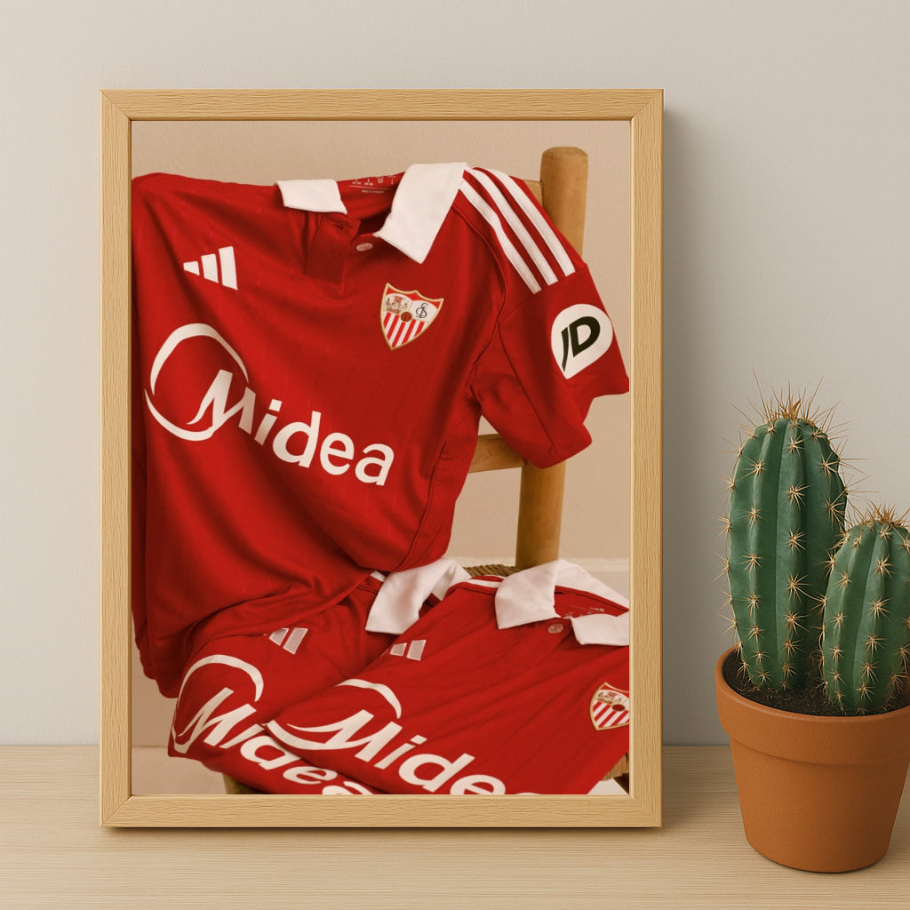 Cadre photo - Maillot FC Séville 25-26