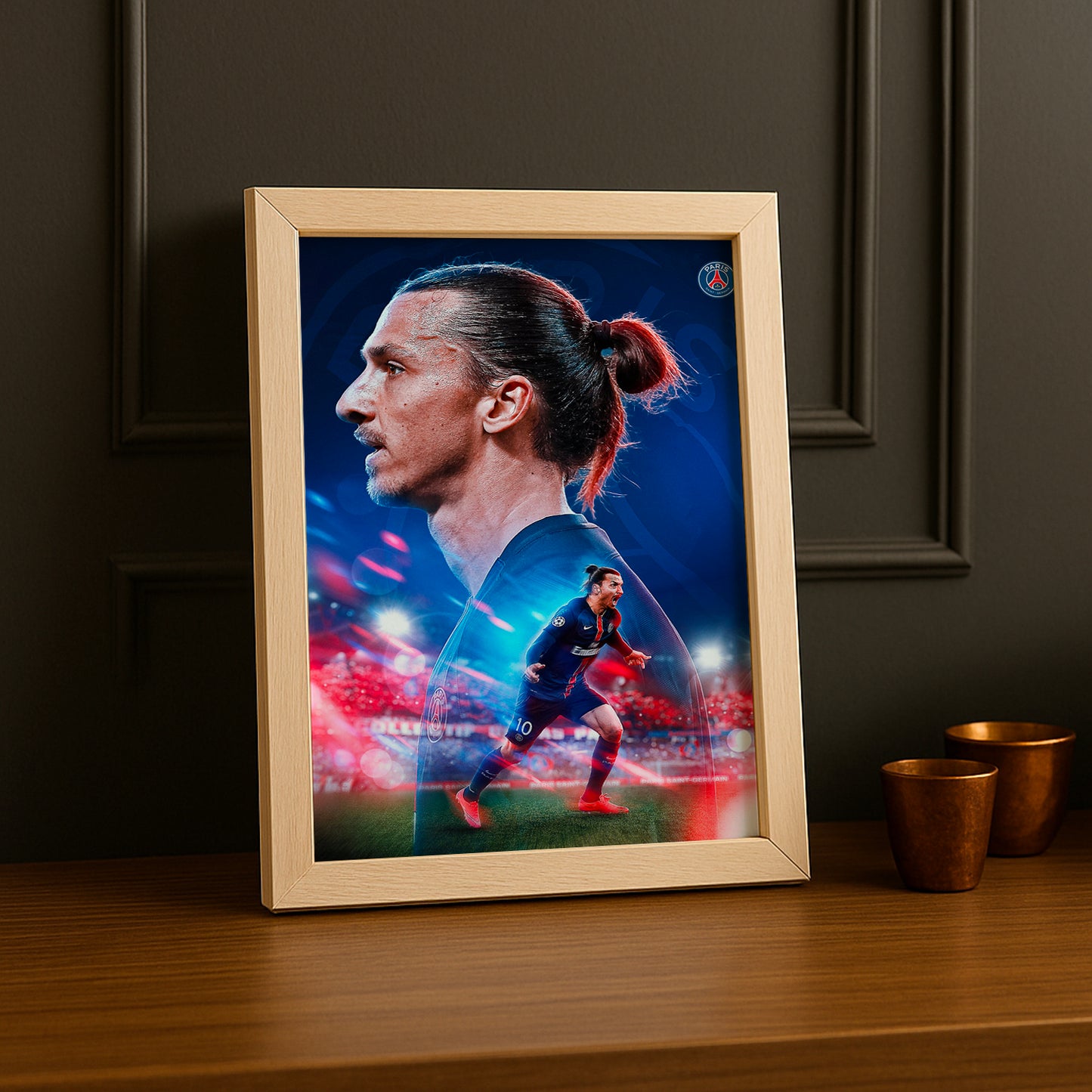 Cadre Photo Paris Saint-Germain - Zlatan Ibrahimović